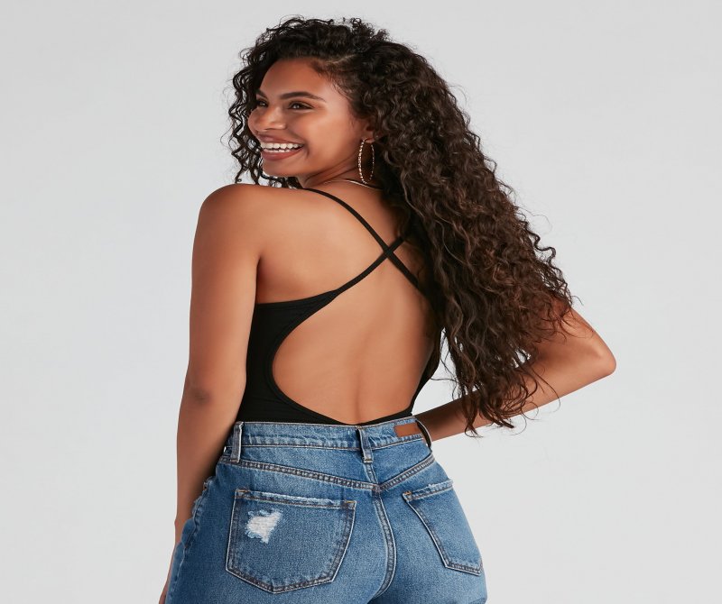 TableClothsUs All About The Basics Knit Bodysuit